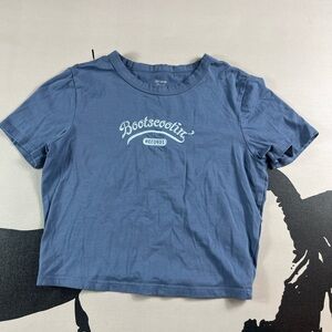 Cotton On Blue Crop Top